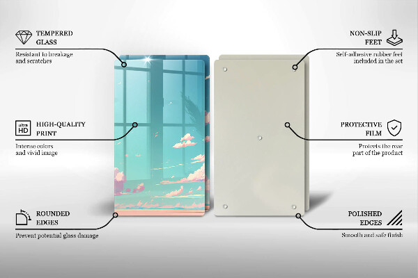 Chopping board Illustration sky