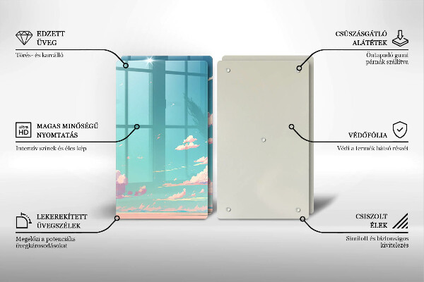 Chopping board Illustration sky