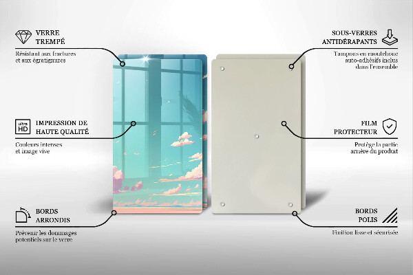 Chopping board Illustration sky