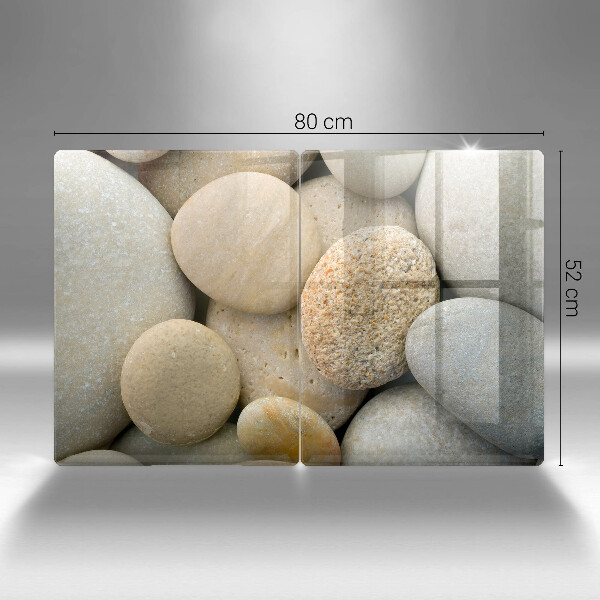 Chopping board Oval stone pattern