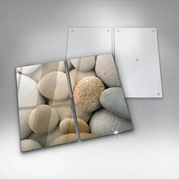 Chopping board Oval stone pattern