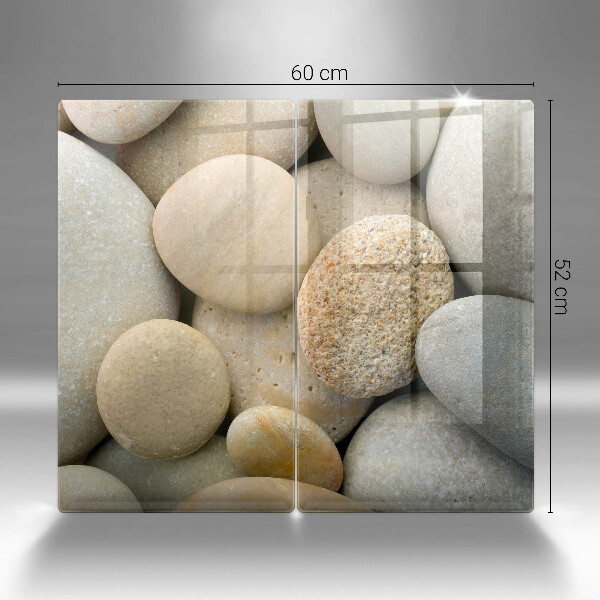 Chopping board Oval stone pattern