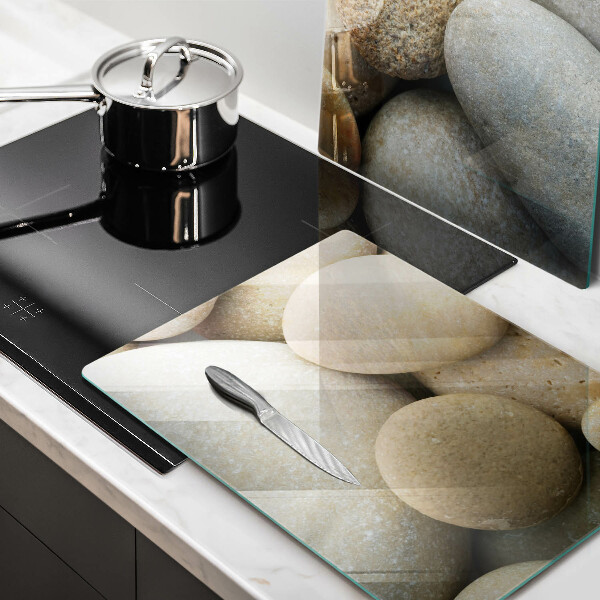 Chopping board Oval stone pattern