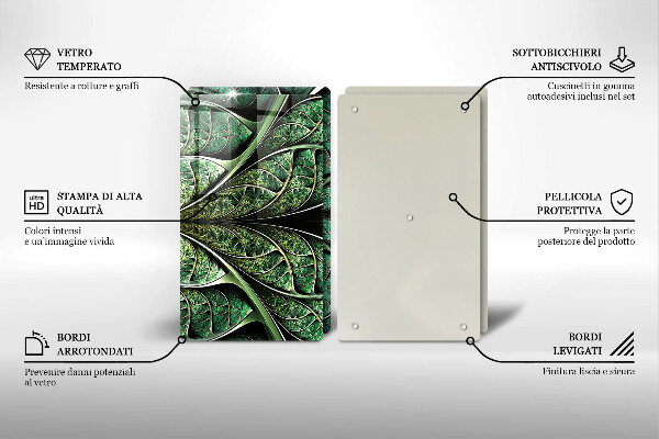 Chopping board Vein leaf structure