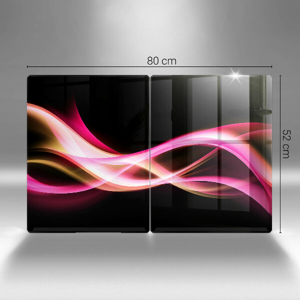 Chopping board Neon Smoke abstraction