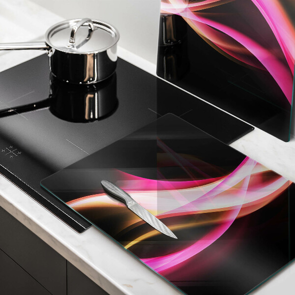 Chopping board Neon Smoke abstraction
