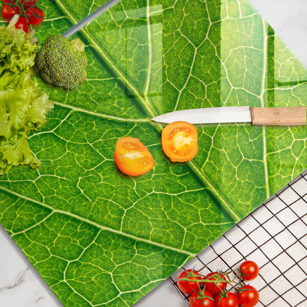 Chopping board Leaf lines nature