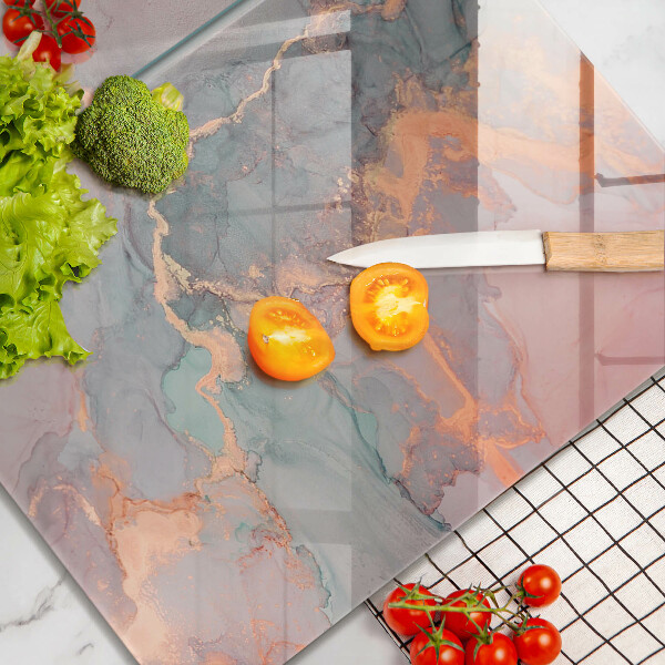 Chopping board Marble with gold
