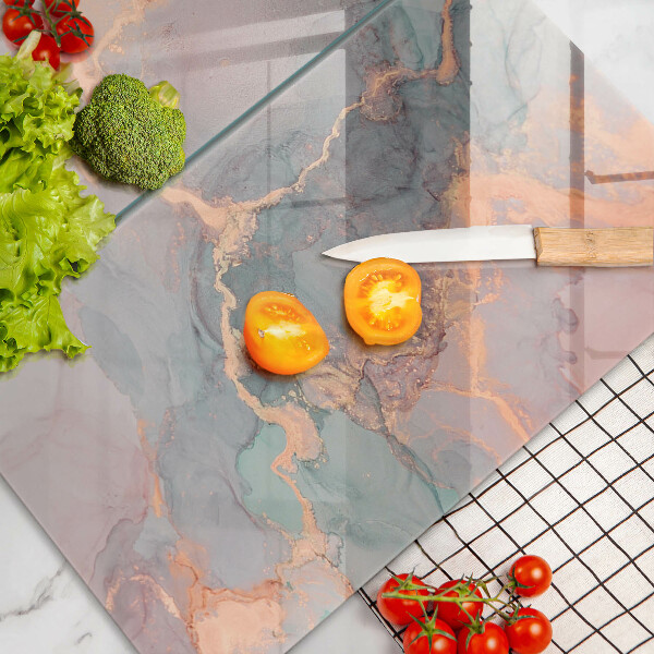 Chopping board Marble with gold