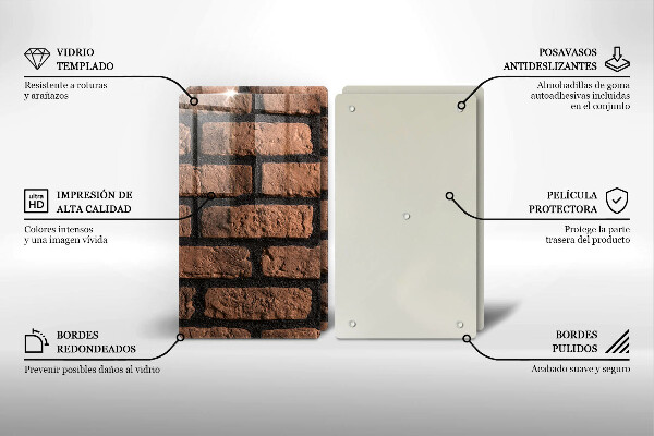 Chopping board Brick wall