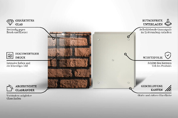 Chopping board Brick wall
