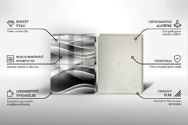 Chopping board Abstraction mild lines