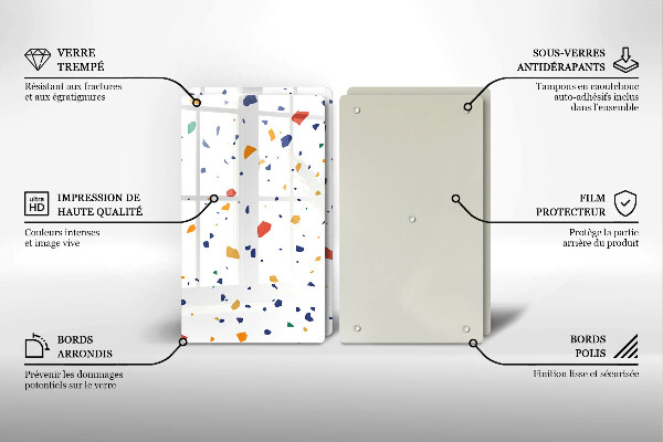 Chopping board Colored gres