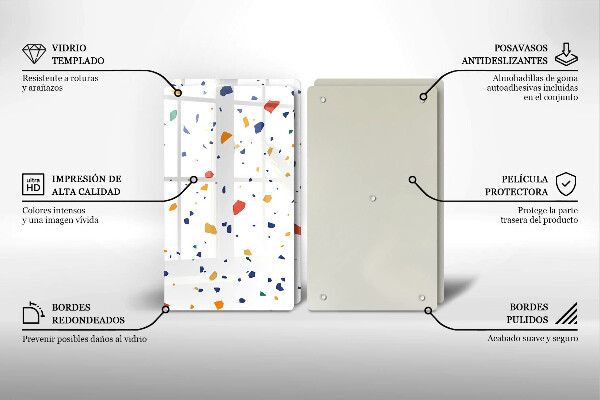 Chopping board Colored gres