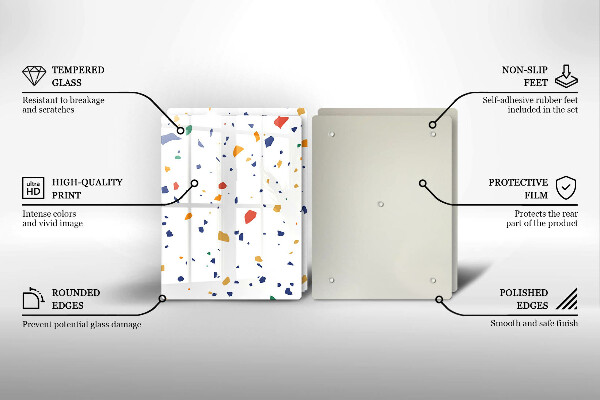 Chopping board Colored gres