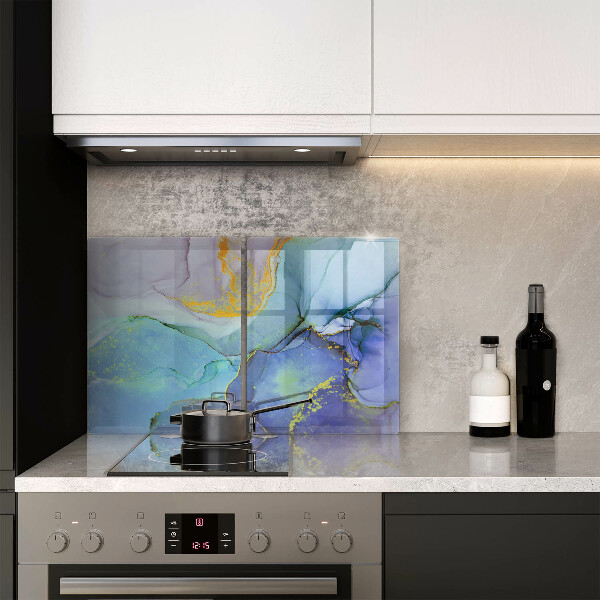 Chopping board Cracked stone gold