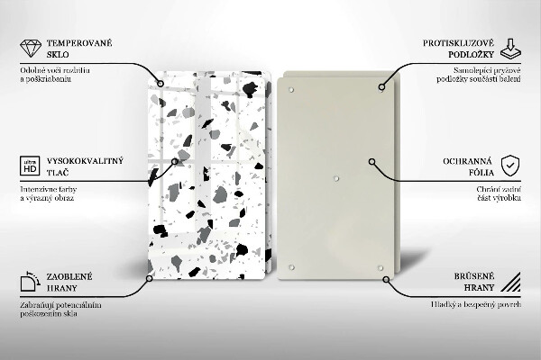 Chopping board Decorative stone gres