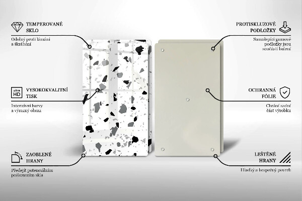 Chopping board Decorative stone gres