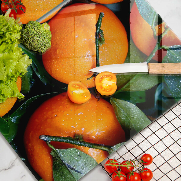 Chopping board Fruit oranges