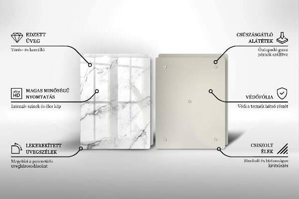 Chopping board Elegant marble texture