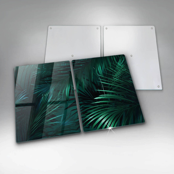 Chopping board Wild jungle leaves