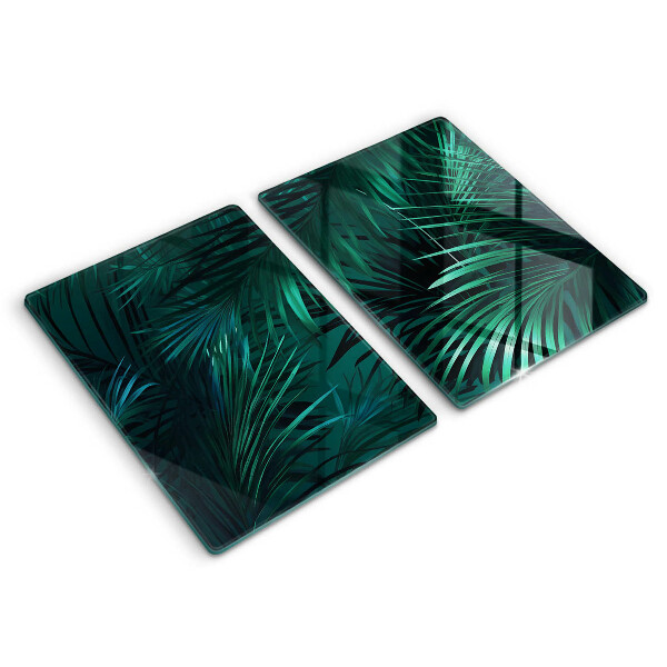 Chopping board Wild jungle leaves