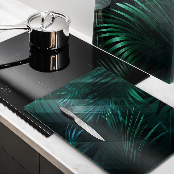 Chopping board Wild jungle leaves