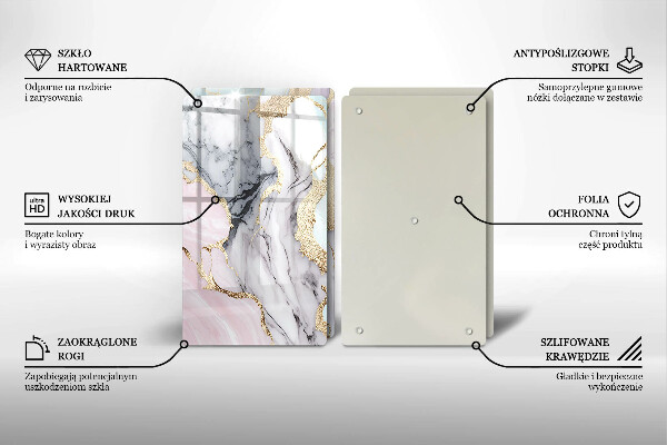 Chopping board Pastel marble