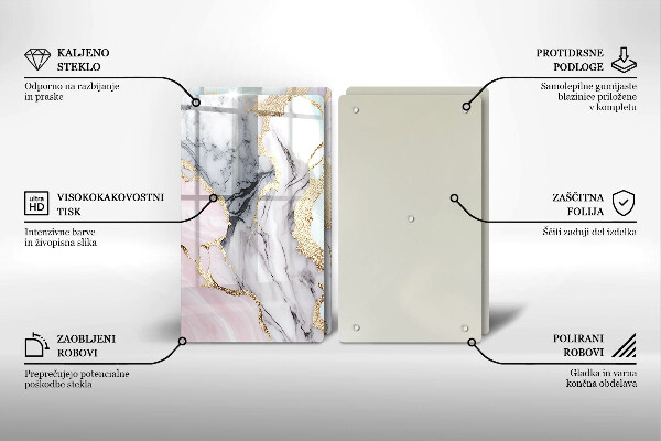 Chopping board Pastel marble