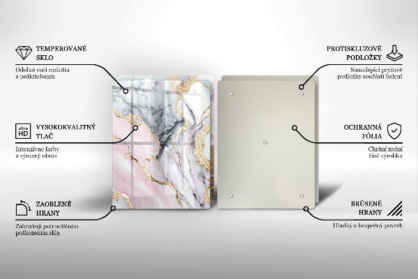 Chopping board Pastel marble