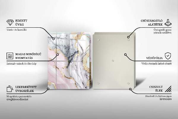 Chopping board Pastel marble