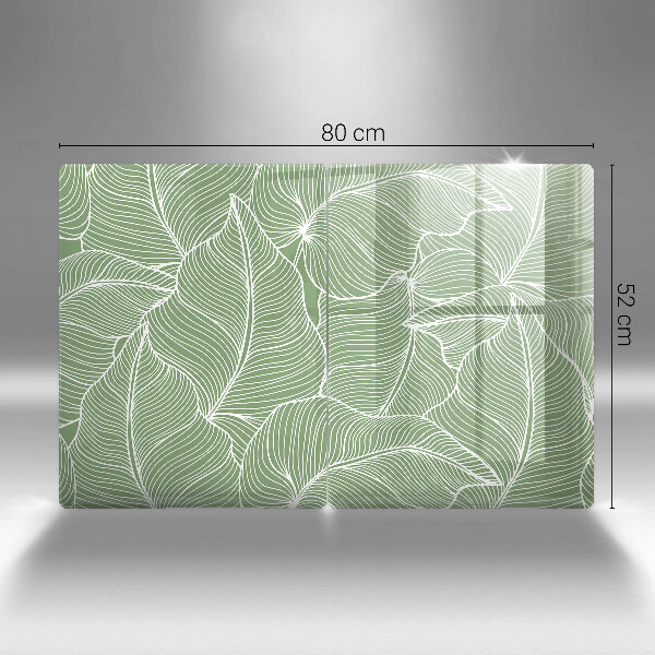 Chopping board Linear leaves