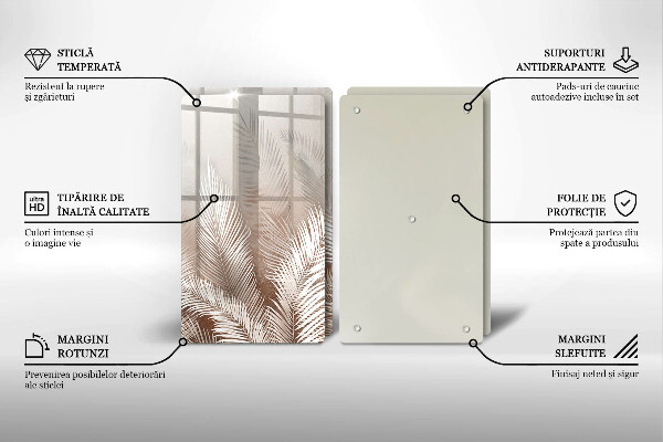 Chopping board Boho leaf vegetation