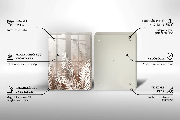 Chopping board Boho leaf vegetation