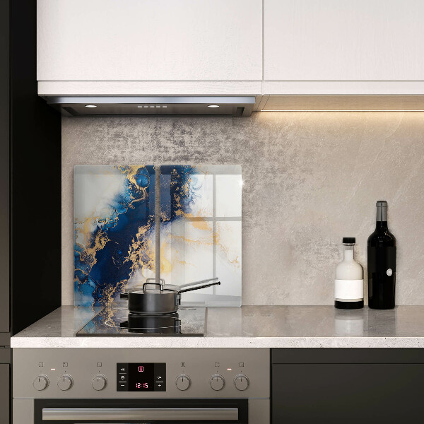 Chopping board Abstraction with blue