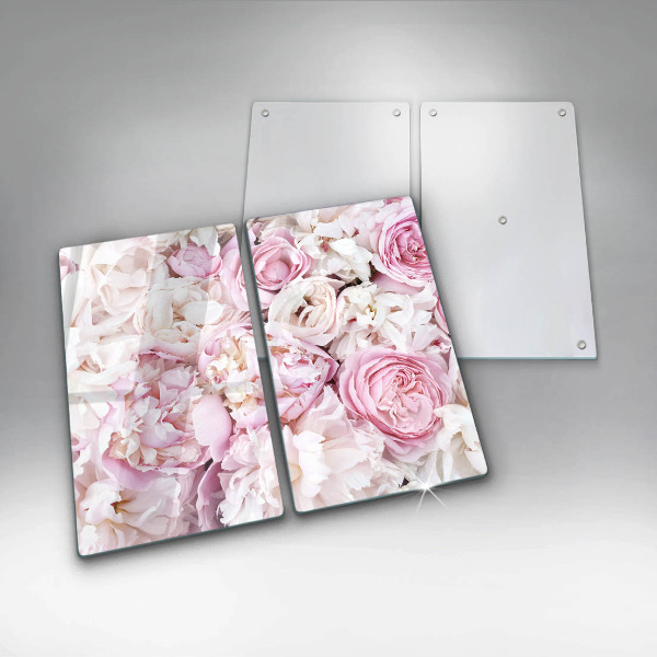 Chopping board Peony bouquet