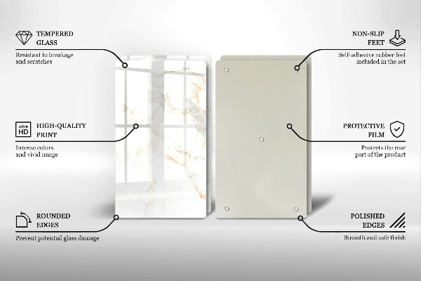 Chopping board Elegant stone marble