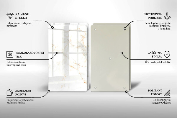 Chopping board Elegant stone marble