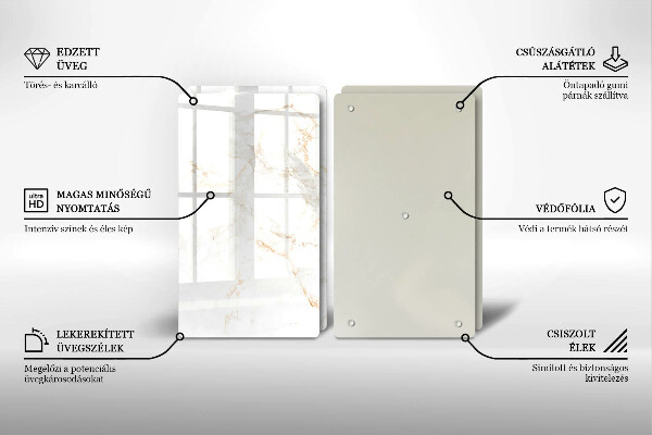 Chopping board Elegant stone marble