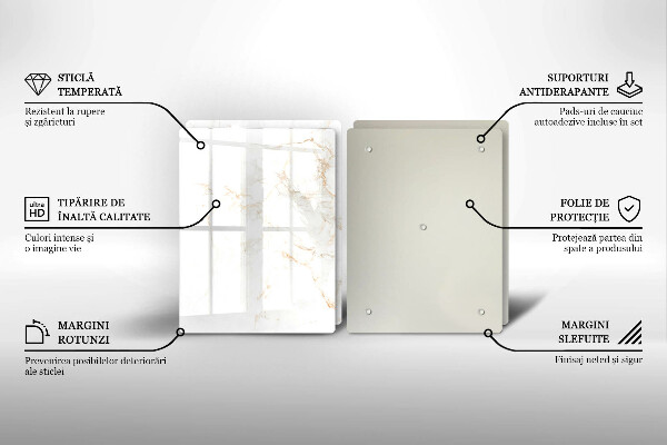 Chopping board Elegant stone marble