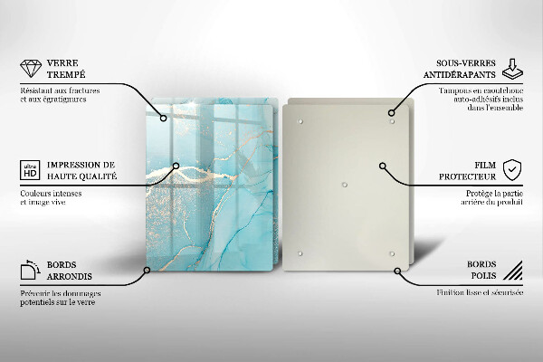 Chopping board Abstraction stone