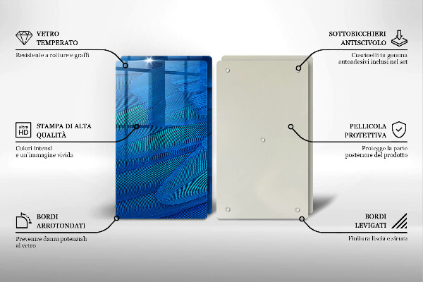 Chopping board Bird feathers