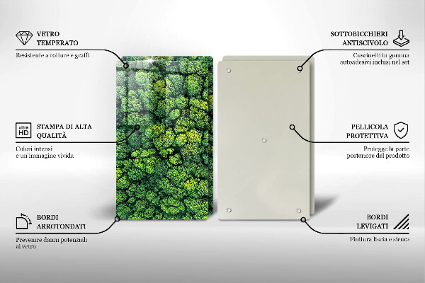 Chopping board Nature - moss plant