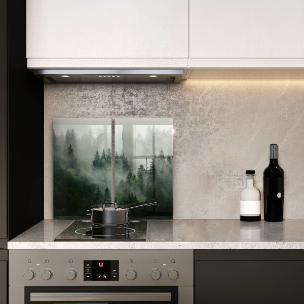 Chopping board Landscape of a hazy forest