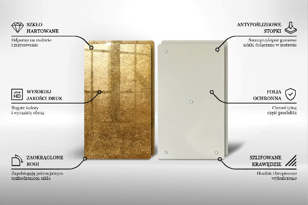 Chopping board Gold texture background