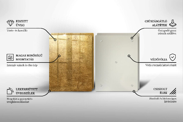 Chopping board Gold texture background