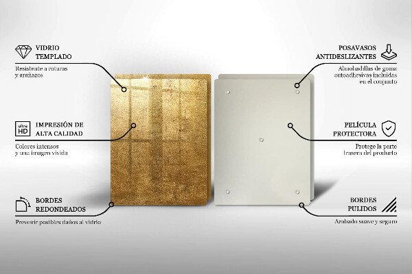 Chopping board Gold texture background