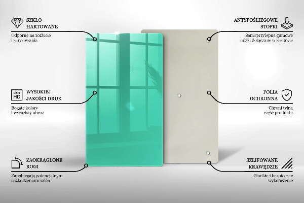 Kitchen chopping board Green color