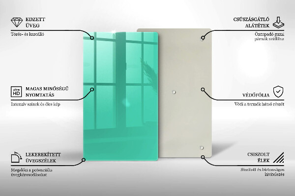 Kitchen chopping board Green color