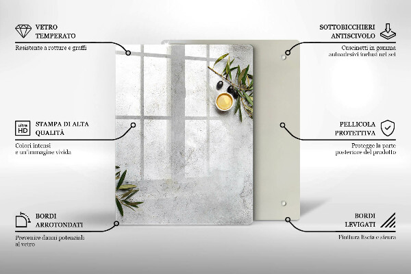 Kitchen chopping board Green color